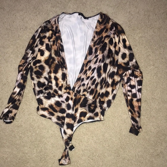 leopard print bodysuit - Picture 2 of 2